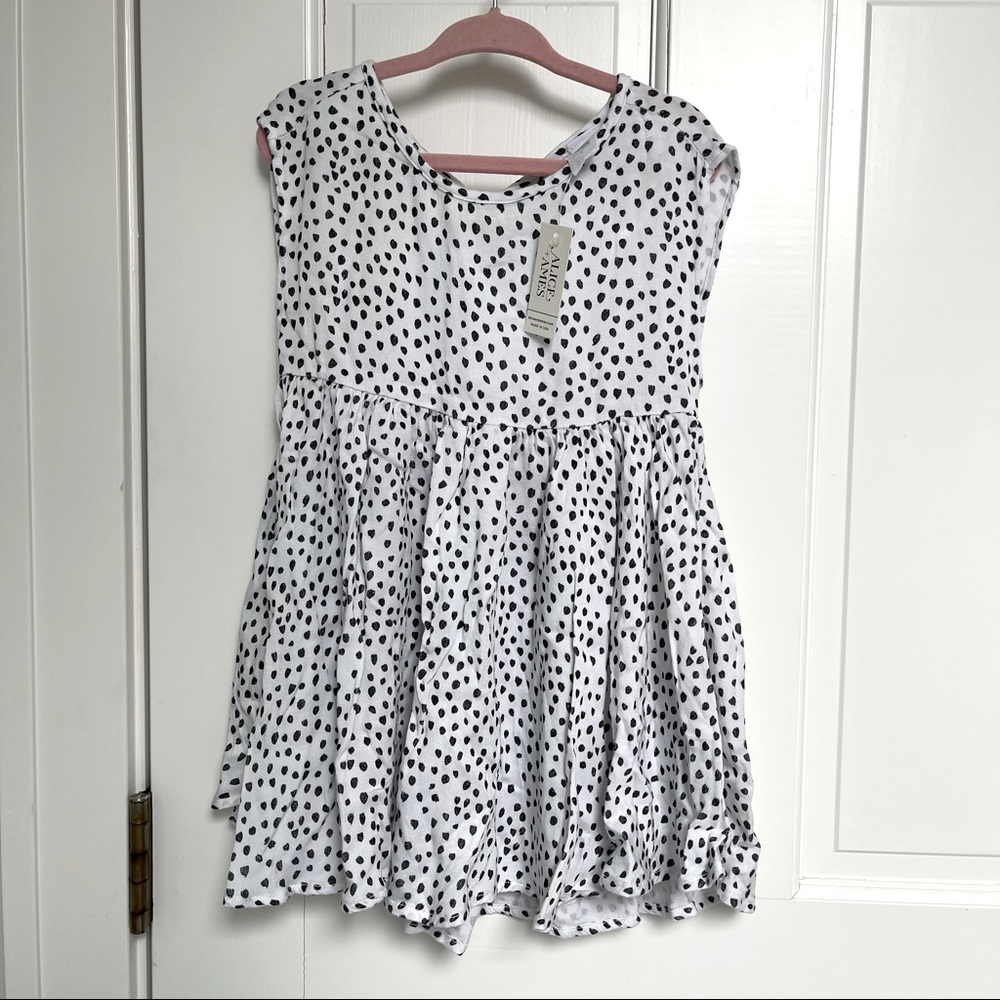 Alice & Ames polka dot girls dress
